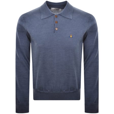 Vivienne Westwood Merino Wool Jumper Blue | Mainline Menswear us